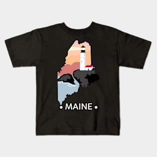 State of Maine Kids T-Shirt